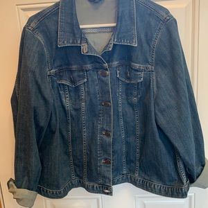 Lands-end women’s Jean jacket size 2x